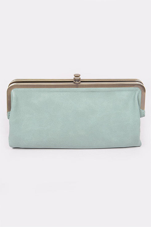 All In Favor Clasp Wallet - Mint - LISA MARIE BOUTIQUE