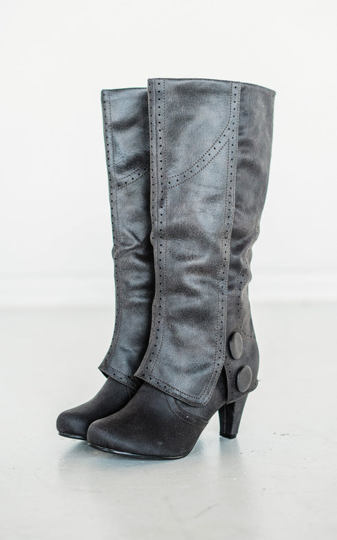 B Dad Boots in Grey