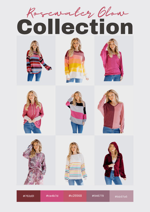 Bloom Line Pullover - LISA MARIE BOUTIQUE - S -