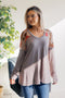 Blush Over Ash Long Sleeve - LISA MARIE BOUTIQUE - S -