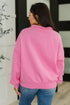 Bonbon Delight Half Zip Pullover in Pink - LISA MARIE BOUTIQUE - Womens - Small -