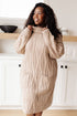 Bundled Beauty Turtleneck Sweater Dress - LISA MARIE BOUTIQUE - Dresses - Small -