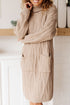 Bundled Beauty Turtleneck Sweater Dress - LISA MARIE BOUTIQUE - Dresses - Small -