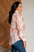 Call Me Back Sheer Floral Button Up Blouse - LISA MARIE BOUTIQUE - Blouses - Small -