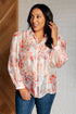 Call Me Back Sheer Floral Button Up Blouse - LISA MARIE BOUTIQUE - Blouses - Small -