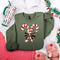 Candy Cane Christmas Graphic Tee and Sweatshirt - LISA MARIE BOUTIQUE - Womens - Tee - Small -