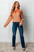 Can't Imagine Why Waffle Knit Contrast Trim Top - LISA MARIE BOUTIQUE - Tops - Small -