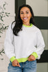 Can't Quit the Knit Contrast Pullover - LISA MARIE BOUTIQUE - Womens - Small -