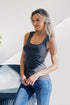 Charcoal Essentials Tank - LISA MARIE BOUTIQUE - OS -