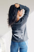Charcoal Mirage Long Sleeve - LISA MARIE BOUTIQUE - S -