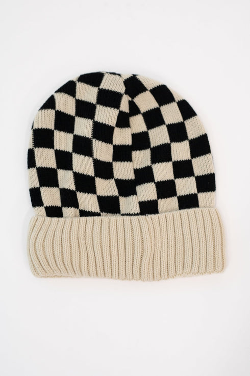 Check the Weather Beanie in Bone - LISA MARIE BOUTIQUE - Womens - OS -
