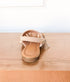 Claremont Fringe Sandal in Beige