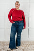 Clever Expression Long Sleeve Top - LISA MARIE BOUTIQUE - Tops - Small -
