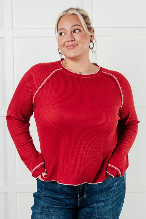 Clever Expression Long Sleeve Top - LISA MARIE BOUTIQUE - Tops - Small -