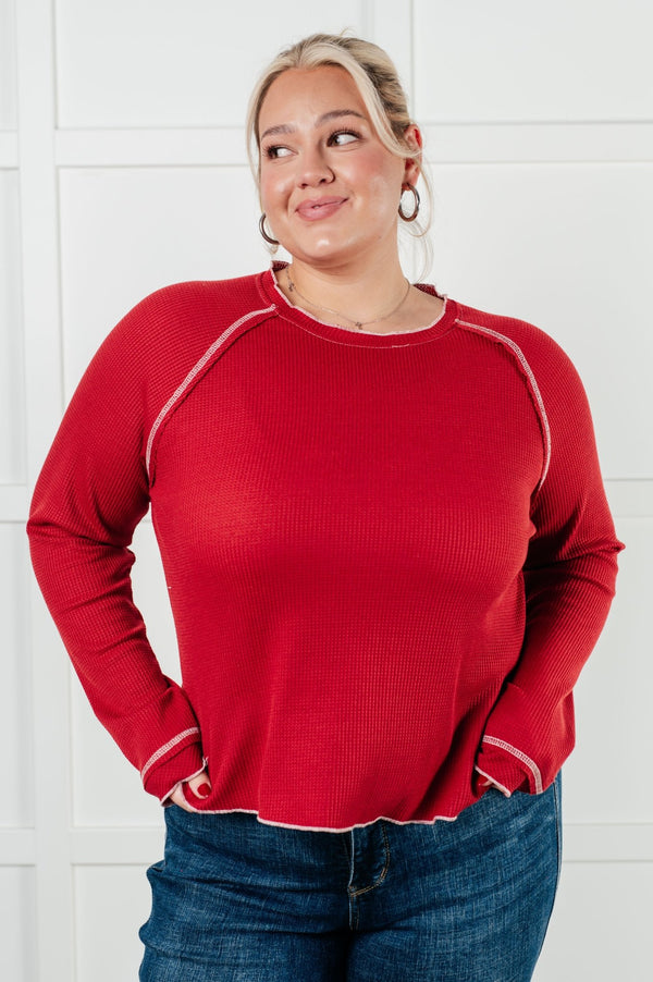 Clever Expression Long Sleeve Top - LISA MARIE BOUTIQUE - Tops - Small -
