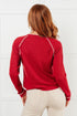 Clever Expression Long Sleeve Top - LISA MARIE BOUTIQUE - Tops - Small -
