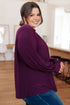 Closing Time Mock Neck Blouse - LISA MARIE BOUTIQUE - Tops - Small -