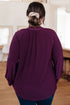 Closing Time Mock Neck Blouse - LISA MARIE BOUTIQUE - Tops - Small -