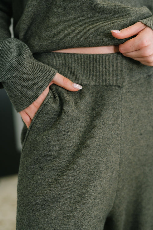 Clove Culottes in Moss - LISA MARIE BOUTIQUE - Womens - XS -