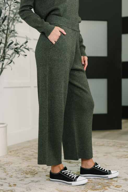 Clove Culottes in Moss - LISA MARIE BOUTIQUE - Womens - XS -