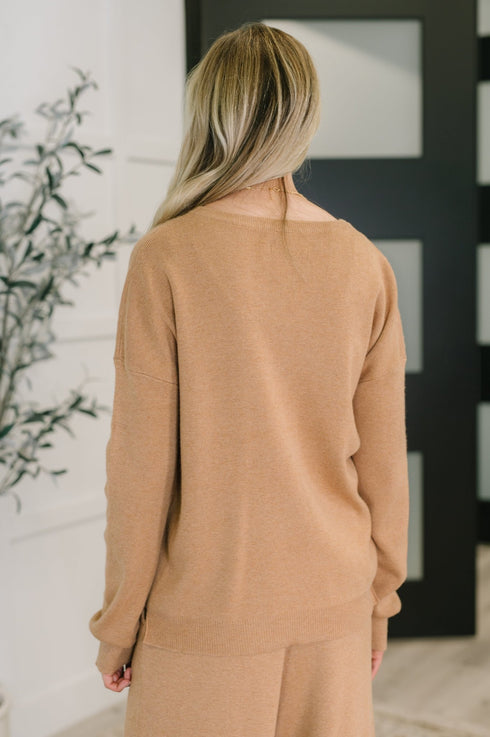 Clove Sweater in Camel - LISA MARIE BOUTIQUE - Womens - XS -