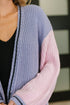 Coffee Date Color Block Cardigan - LISA MARIE BOUTIQUE - Womens - Small -