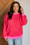 Cold, Cold Go Away Oversized Pullover - LISA MARIE BOUTIQUE - Athleisure - Small -