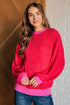 Cold, Cold Go Away Oversized Pullover - LISA MARIE BOUTIQUE - Athleisure - Small -