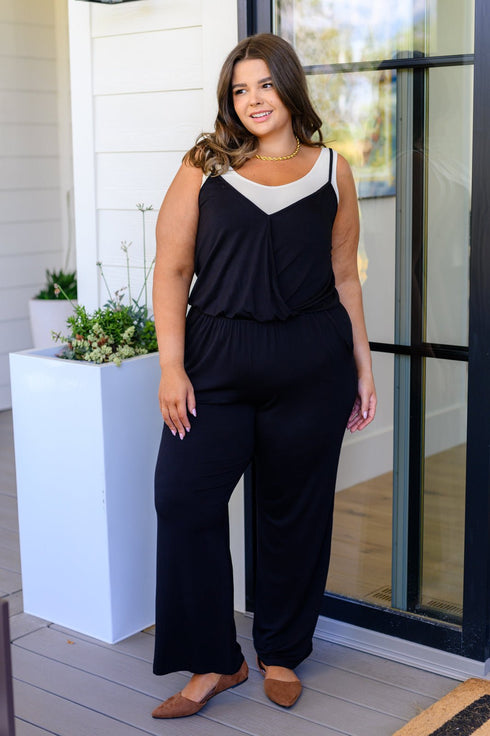 Completely Justified Jumpsuit in Black - LISA MARIE BOUTIQUE - Jumpsuits & Rompers - Small -