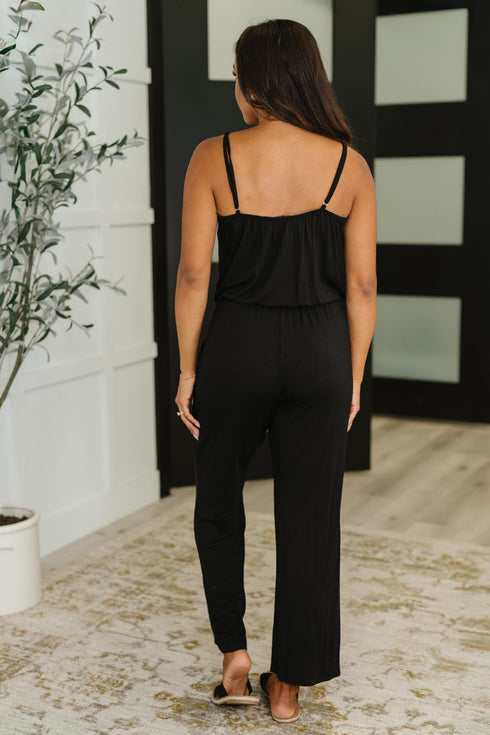 Completely Justified Jumpsuit in Black - LISA MARIE BOUTIQUE - Jumpsuits & Rompers - Small -