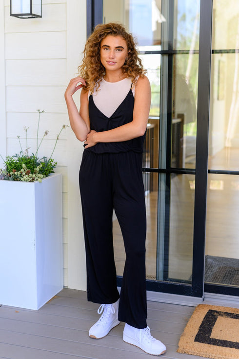 Completely Justified Jumpsuit in Black - LISA MARIE BOUTIQUE - Jumpsuits & Rompers - Small -