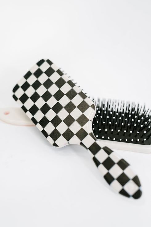 Cookies & Cream Checks Brush - LISA MARIE BOUTIQUE - Womens - OS -