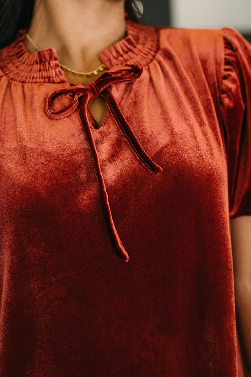 Damsel in This Velvet Dress - LISA MARIE BOUTIQUE - Womens - Small -