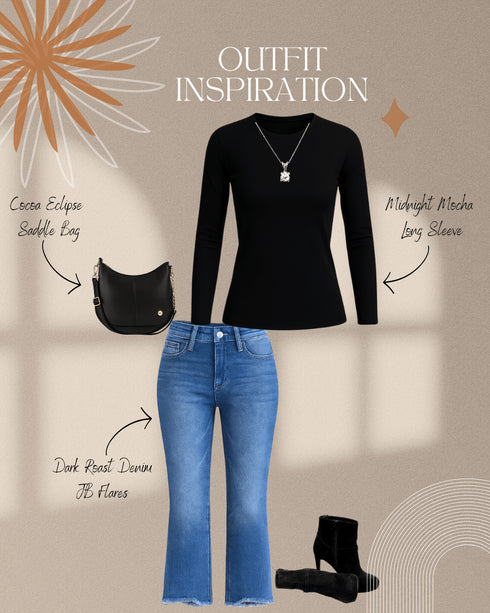 Dark Roast Denim Judy Blue Flares - LISA MARIE BOUTIQUE - Judy Blue - 0 -