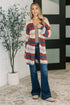 Definitely Dapper Striped Knit Cardigan - LISA MARIE BOUTIQUE - Womens - Small -
