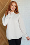 Don't Change Anything Mock Neck Pullover - LISA MARIE BOUTIQUE - Tops - Small -