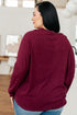 Drive Downtown Dolman Sleeve Top in Wine - LISA MARIE BOUTIQUE - Tops - Small -