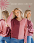 Dusky Rose Duo Top - LISA MARIE BOUTIQUE - S -