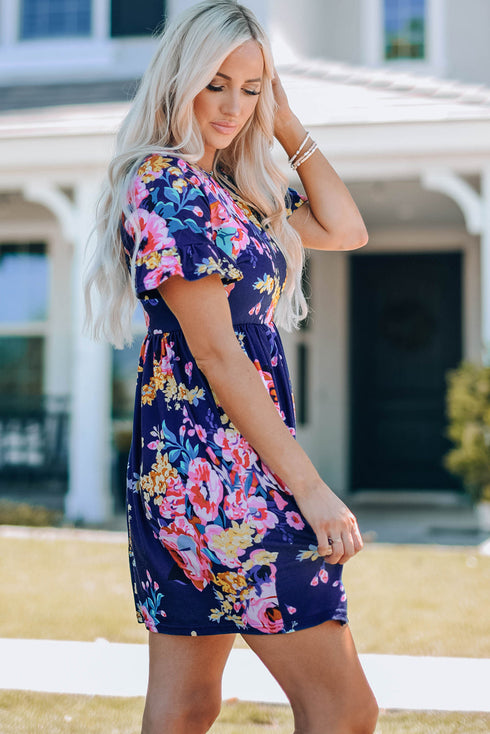 Fabulous In Ruffles & Floral Dress