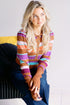 Enchanted Hues Crop Sweater - LISA MARIE BOUTIQUE - S -