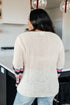 End of the Story Striped Sleeve Sweater - LISA MARIE BOUTIQUE - Tops - Small -