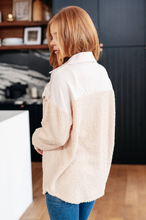 Endless Potential Sherpa Shacket - LISA MARIE BOUTIQUE - Layers - Small -