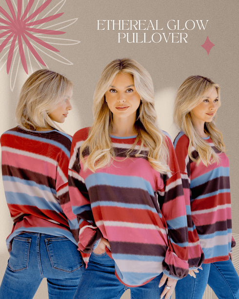 Ethereal Glow Pullover - LISA MARIE BOUTIQUE - S -