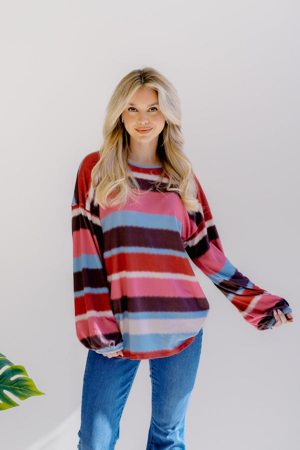 Ethereal Glow Pullover - LISA MARIE BOUTIQUE - S -