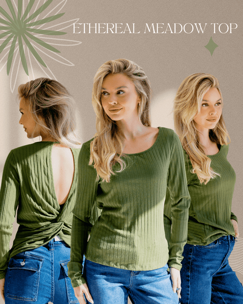 Ethereal Meadow Top - LISA MARIE BOUTIQUE - S -