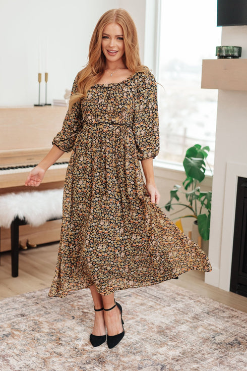 Ever So Briefly Floral Maxi Dress - LISA MARIE BOUTIQUE - Dresses - Small -