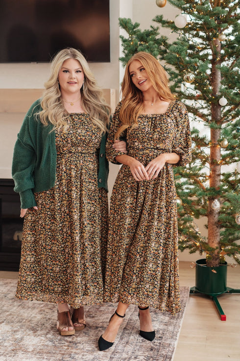 Ever So Briefly Floral Maxi Dress - LISA MARIE BOUTIQUE - Dresses - Small -