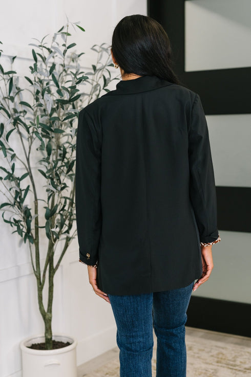Every Day Blazer in Black - LISA MARIE BOUTIQUE - Layers - Small -