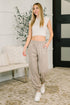 Every Second, Every Hour Jogger Bottoms in Ash Mocha - LISA MARIE BOUTIQUE - Womens - Small -
