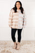 Exceptional Thought Striped Patchwork Sweater - LISA MARIE BOUTIQUE - Tops - Small -